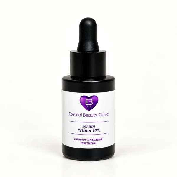 Sérum Retinol 10% de Eternal Beauty Clinic con su estuche