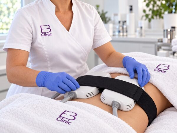 Escena ilustrativa: sesión de electroestimulación muscular EMS en Eternal Beauty Clinic