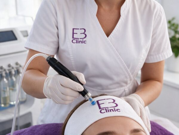 Escena ilustrativa: sesión de Hydrafacial en Eternal Beauty Clinic, Madrid